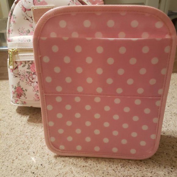 Pink Polka Dots Backpack Organizer - Picture 3 of 5